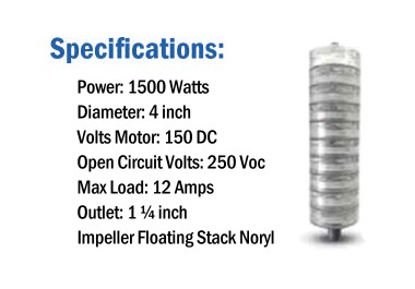 HydroTron Solar Submersible Pump - HSC80-130 - Specification